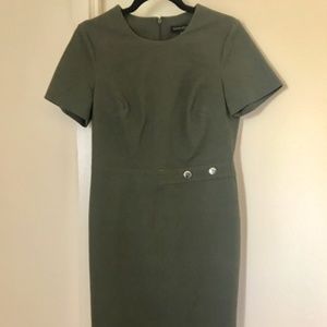 Banana Republic Sheath Dress - Army Green Size 8
